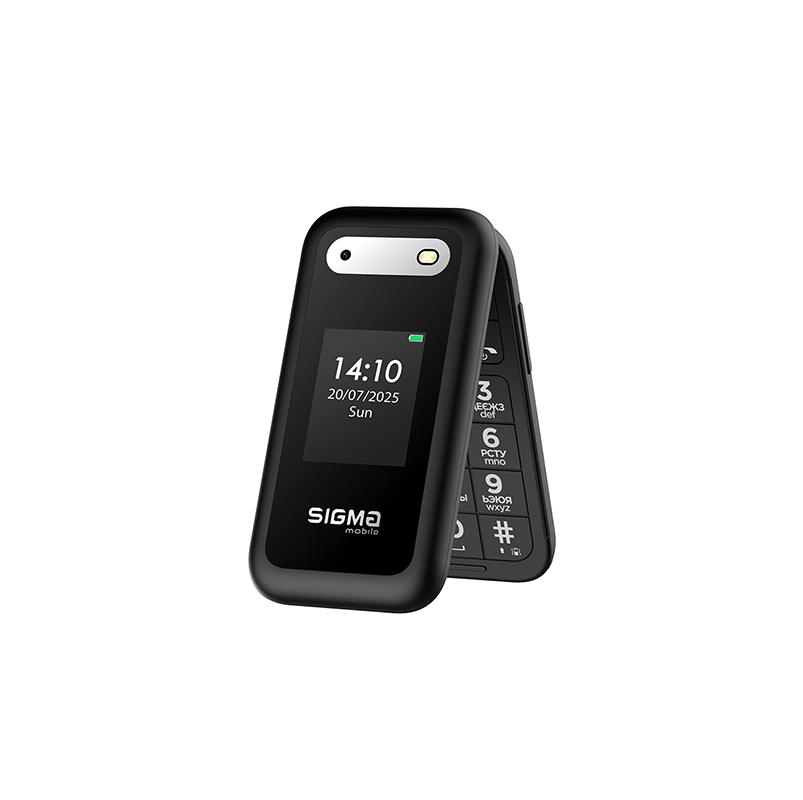 Раскладушка Sigma mobile X-style 281 CLIK Black Sigma mobile X-style 281 CLIK Black — раскладушка с двумя экранами