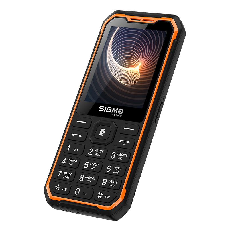 Sigma mobile X-style 310 Force чорно-помаранчевий — LED-ліхтарик