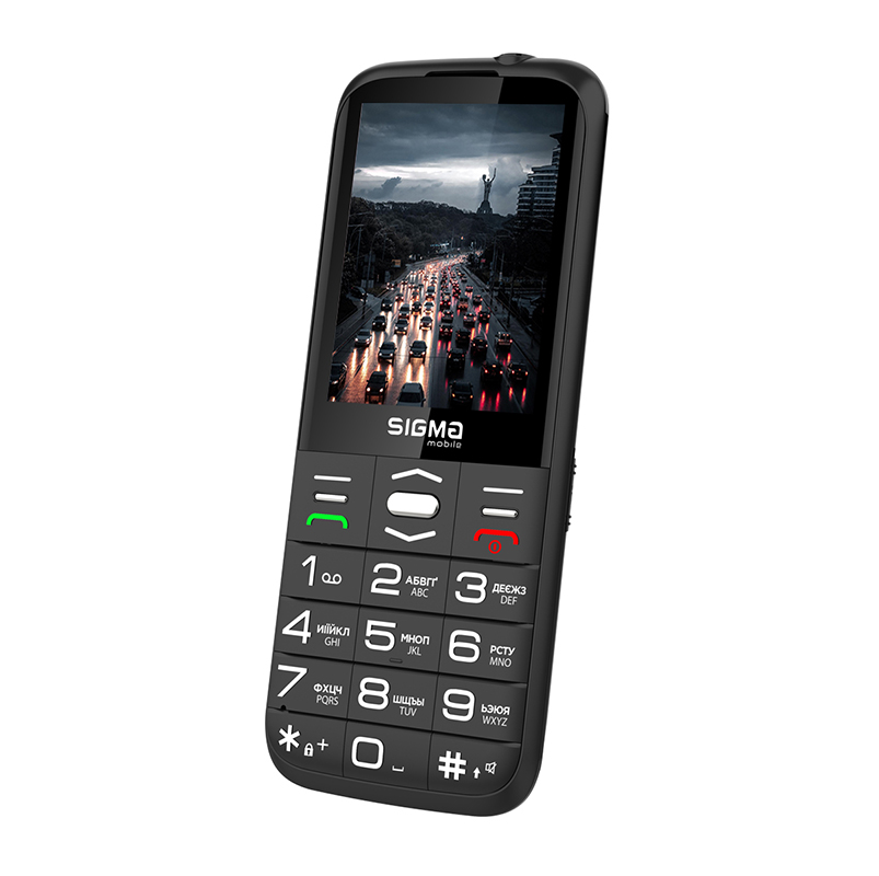 Sigma mobile Comfort 50 GRACE Black — крупный экран