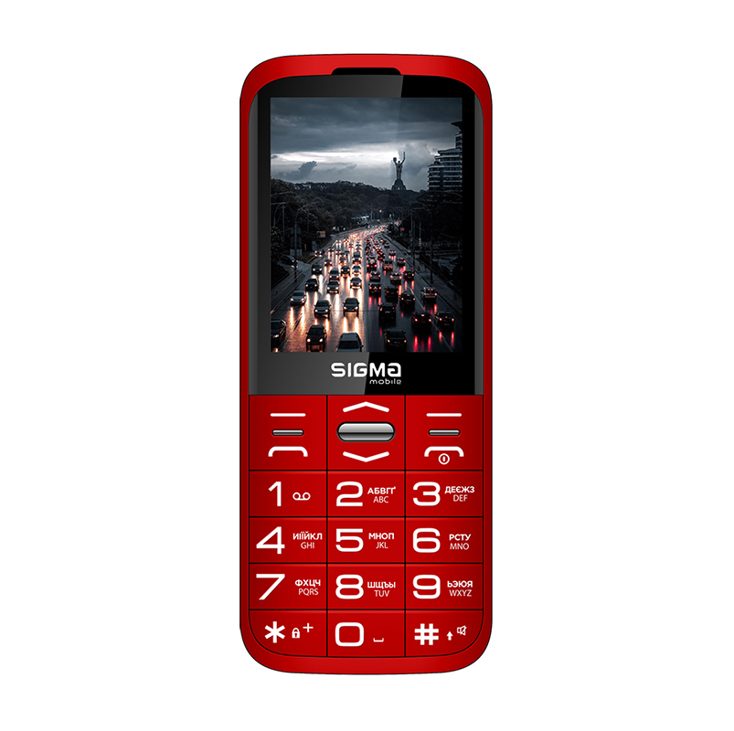 Sigma mobile Comfort 50 GRACE Red Мобильный телефон Sigma mobile Comfort 50 GRACE Red
