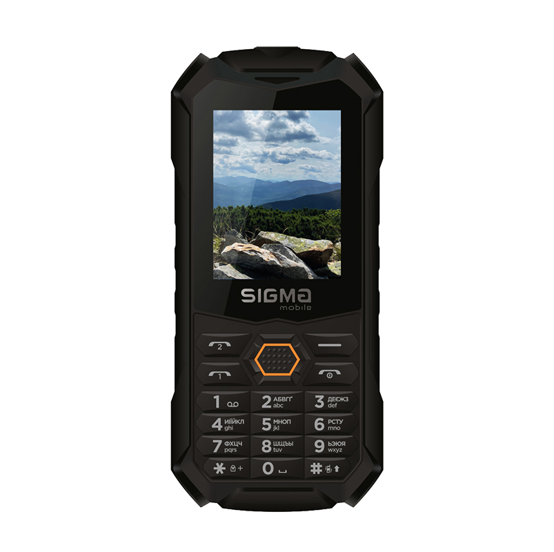 Sigma mobile X-treme PV68 Black-Orange Мобильный телефон Sigma mobile X-treme PV68 Black-Orange