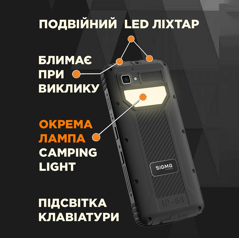 Аккумулятор Sigma mobile X-treme PM68 Sigma mobile X-treme PM68 — аккумулятор 7000 мА·ч