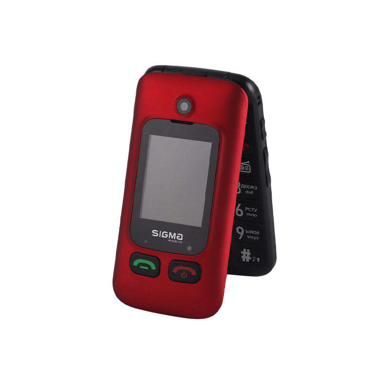 Sigma mobile Comfort 50 Shell DUO Red-Black — складной корпус